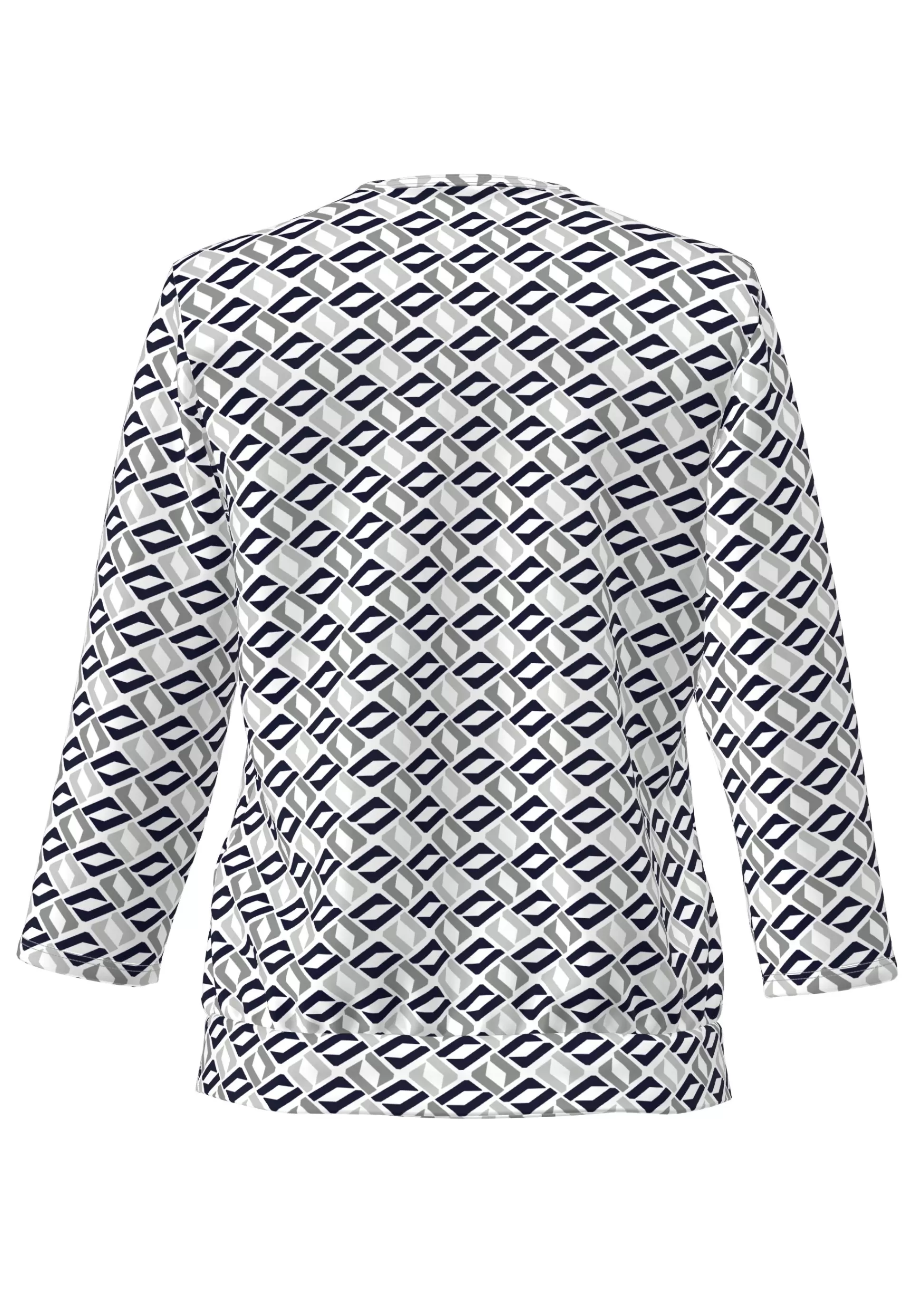 FRANK WALDER Blusenshirt mit feminin fallenden Falten arcticblue Best Sale