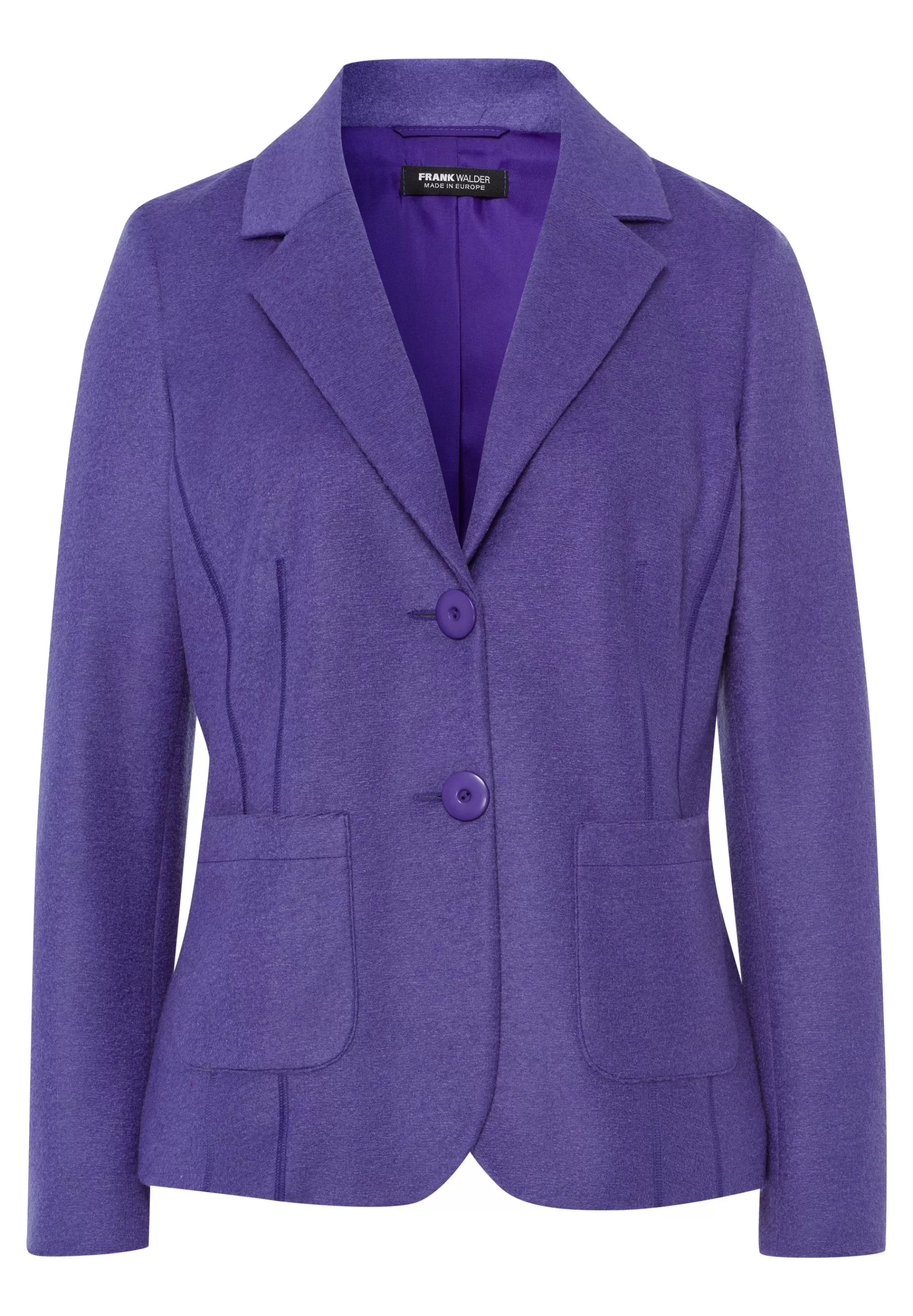 FRANK WALDER Reversblazer mit klassischem Reverskragen deepviolet Sale