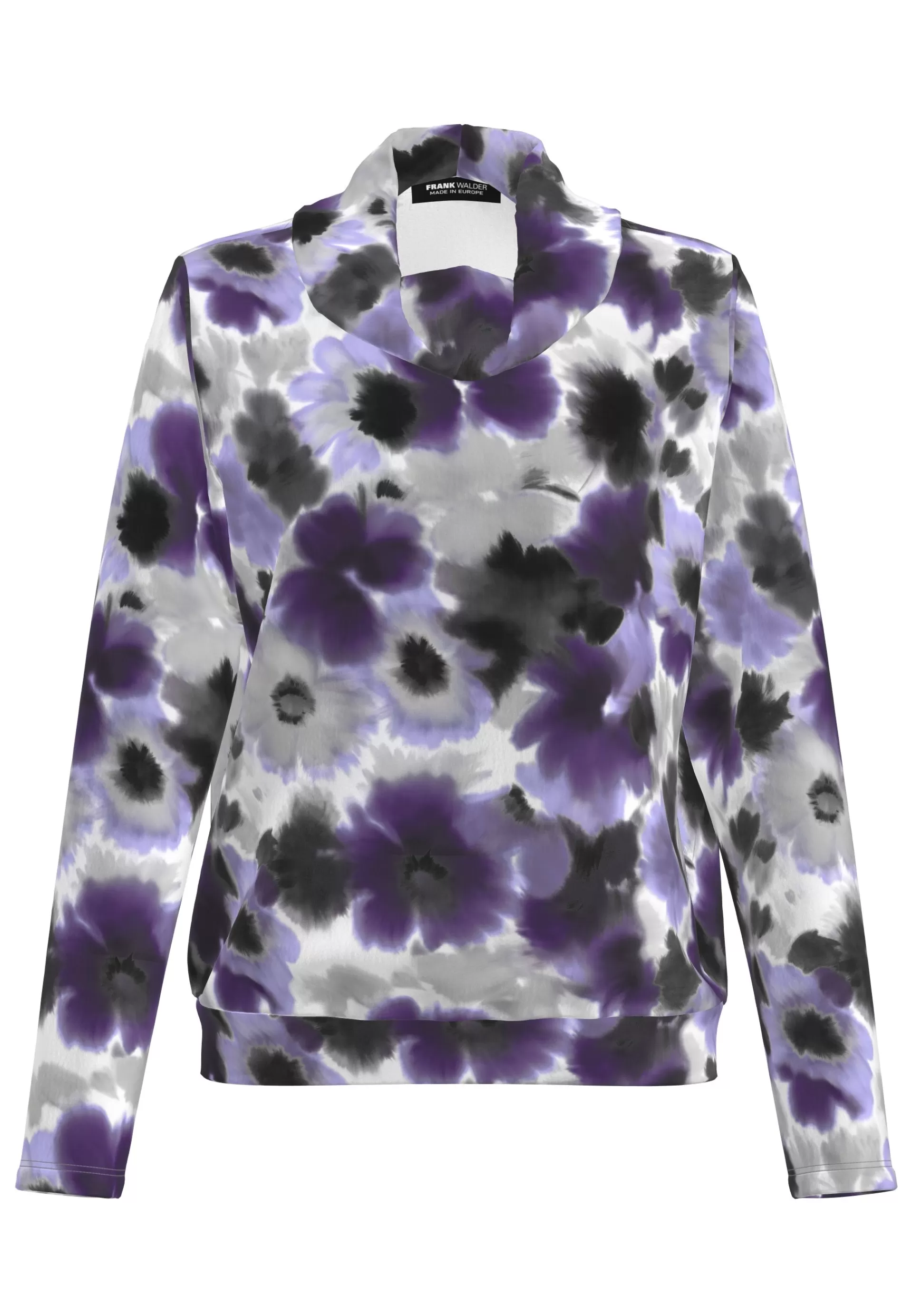 FRANK WALDER Shirt mit komfortablem Saumbund deepviolet Flash Sale