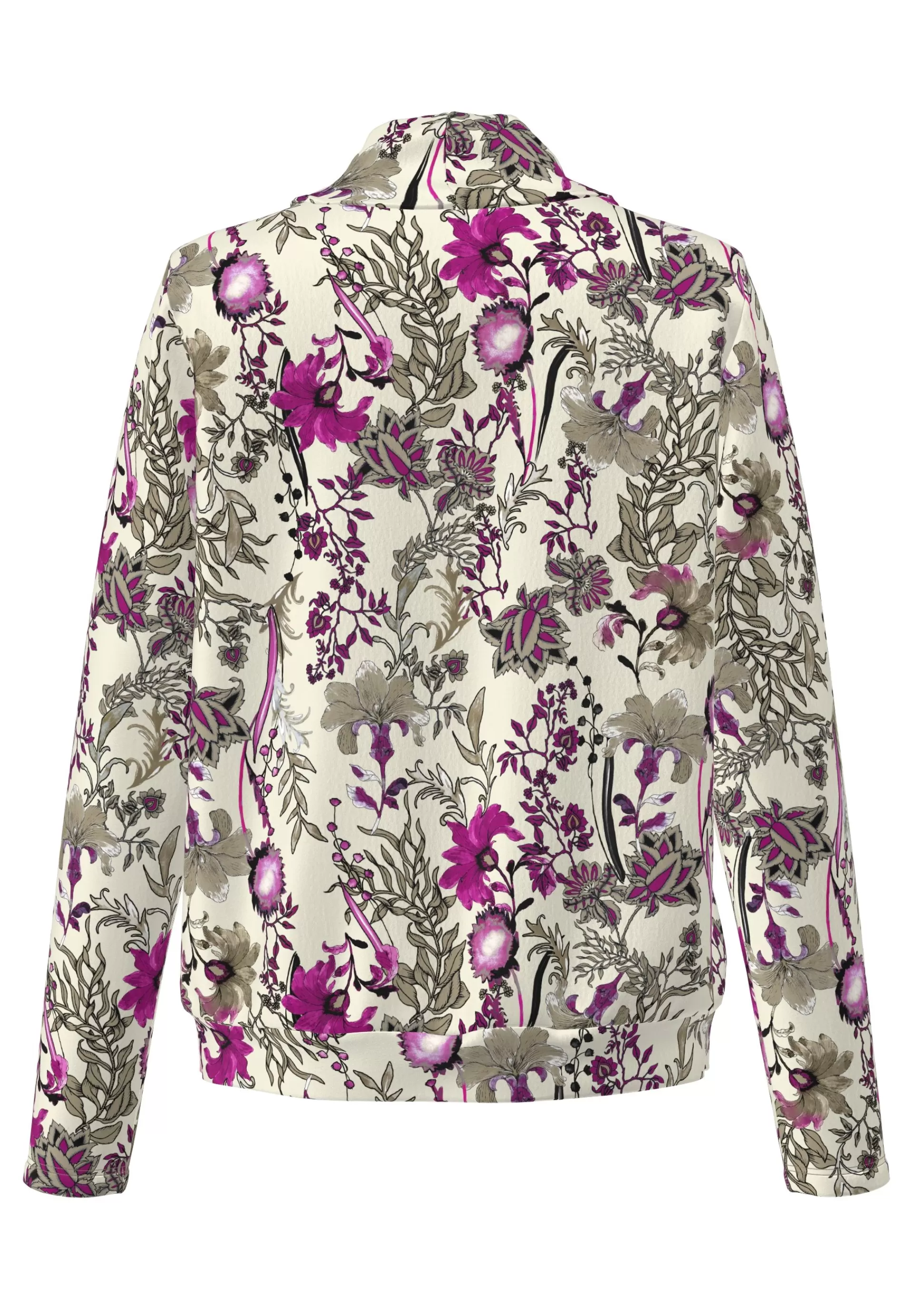 FRANK WALDER Shirt mit romantischem Blumenprint frenchfuchsia Store