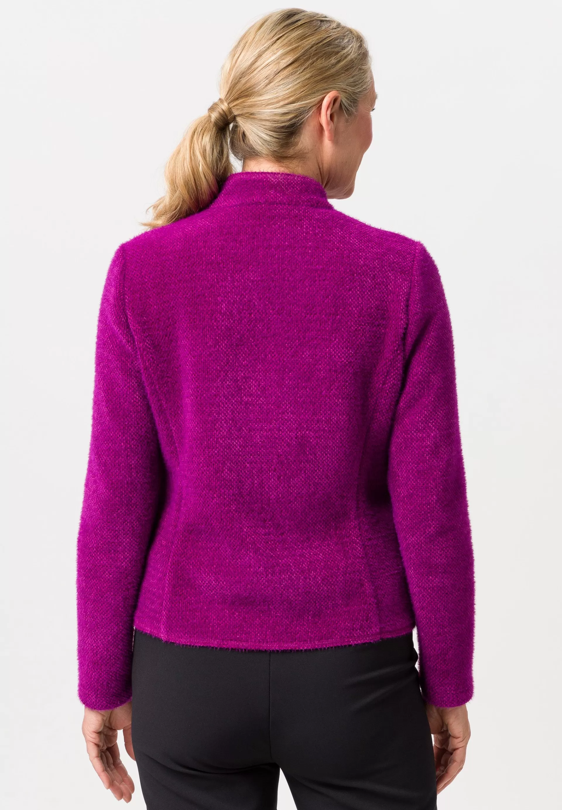 FRANK WALDER Strickjacke in trendiger Strick-Optik frenchfuchsia Cheap